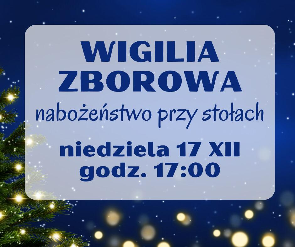 Wigilia zborowa