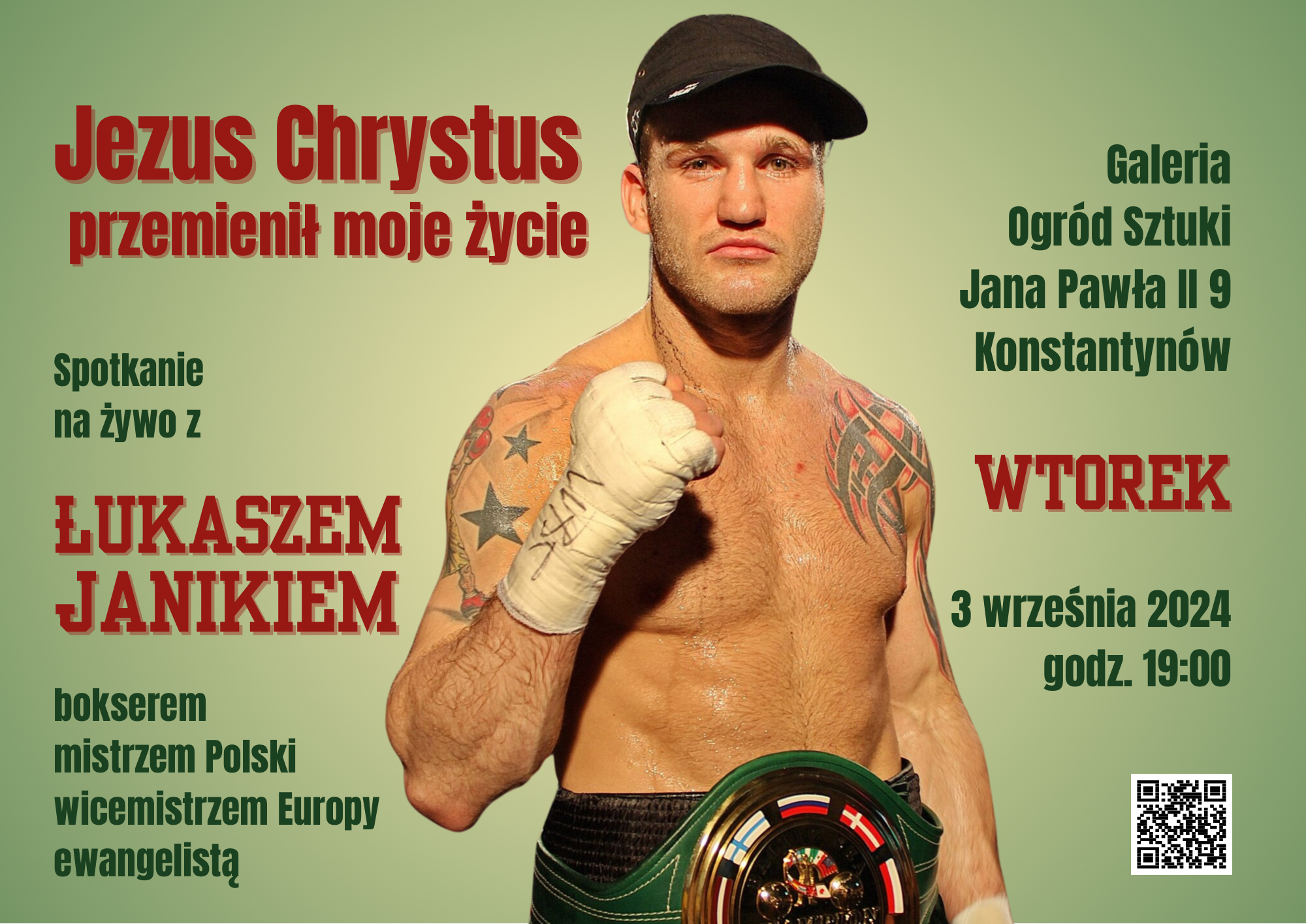 Spotkanie z Łukaszem Janikiem - bokserem i ewangelistą