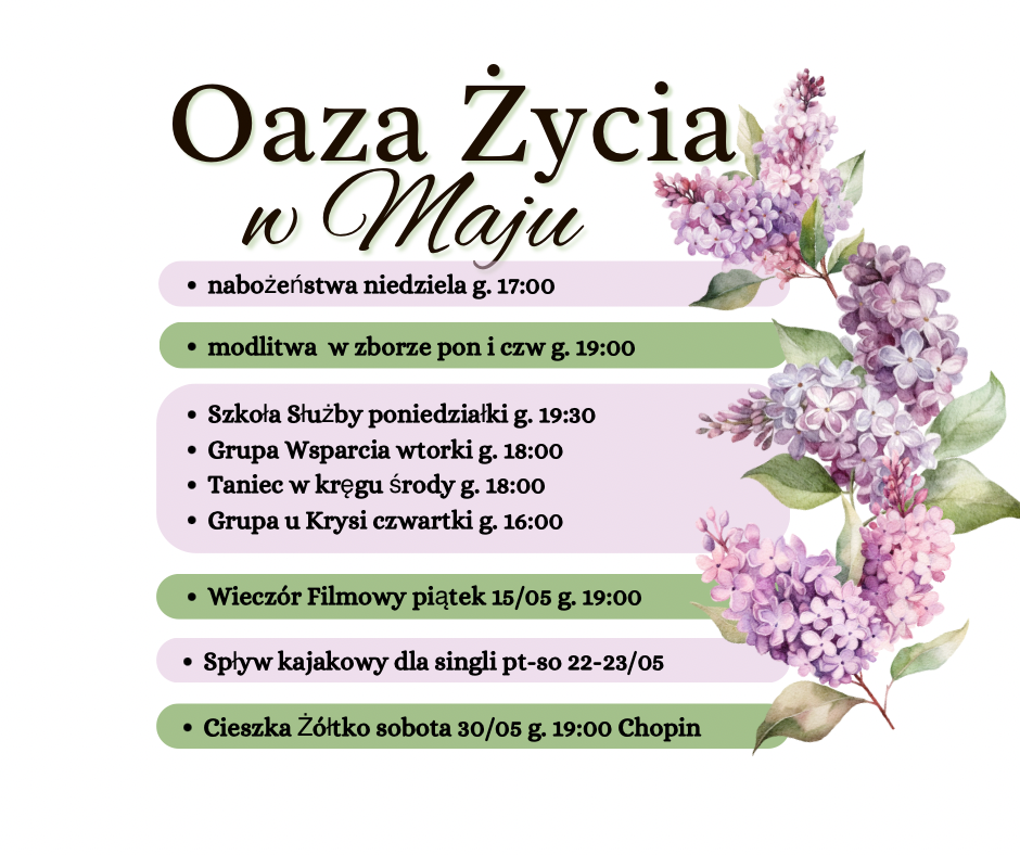Maj - podsumowanie miesiąca